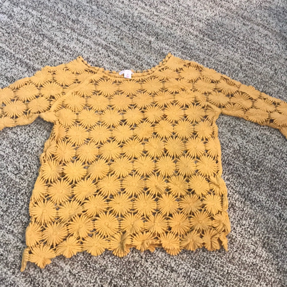 Yellow Floral Shirt